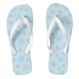 Chinelos Flocos de neve, Azul de gelo, Flocos de neve gelad