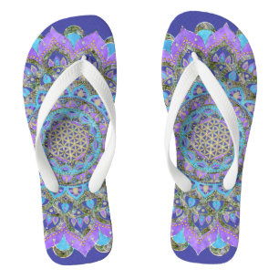 Chinelos Flor Da Vida - Mandala Estilo Índia 2