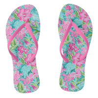 Flor de Hibiscus Tropical Preppy