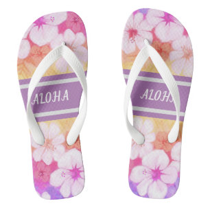 Chinelos Flor Havaiana Aloha 01