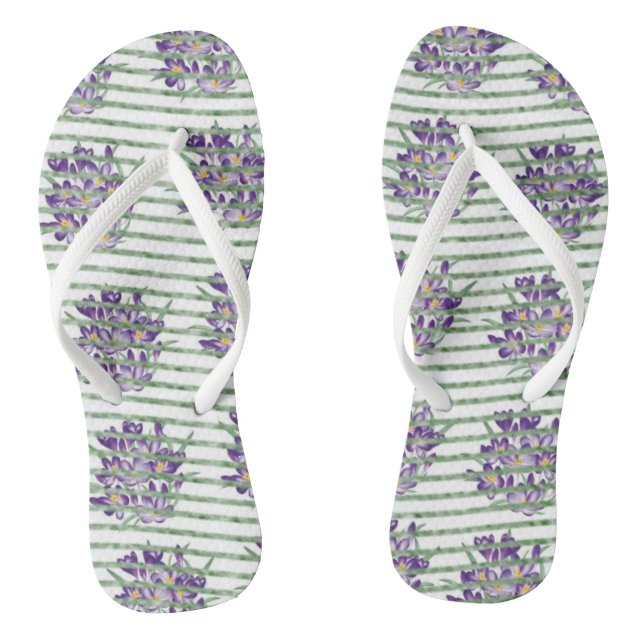 Chinelos Floral (Pé da cama)