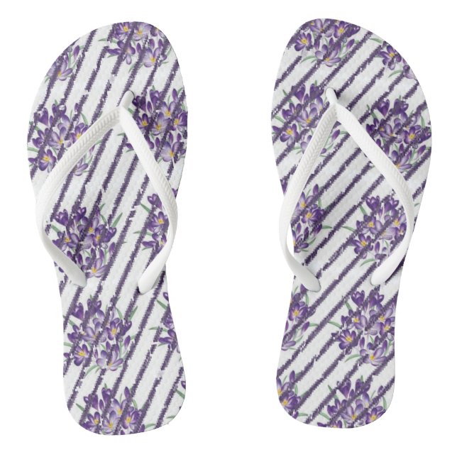 Chinelos Floral (Pé da cama)