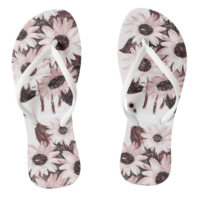 Chinelos Floral (Pé da cama)