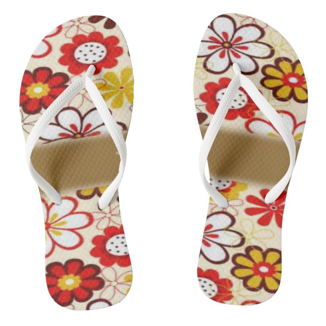 Chinelos Floral (Pé da cama)