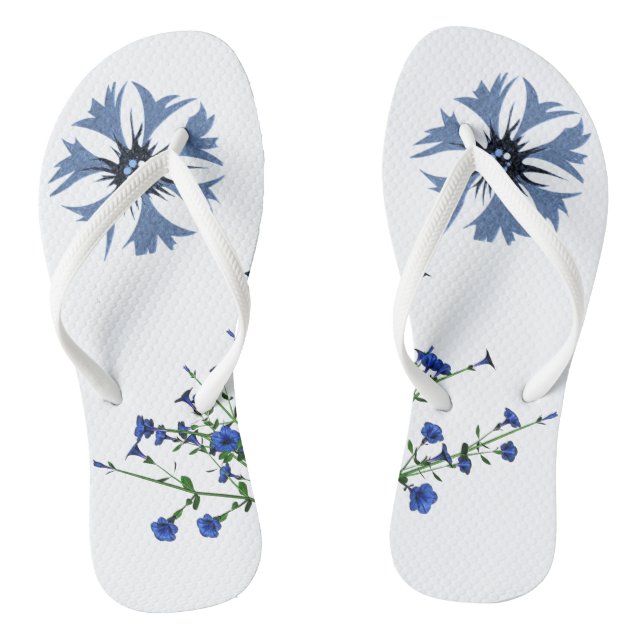 Chinelos Floral (Pé da cama)