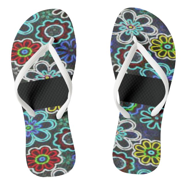 Chinelos Floral (Pé da cama)