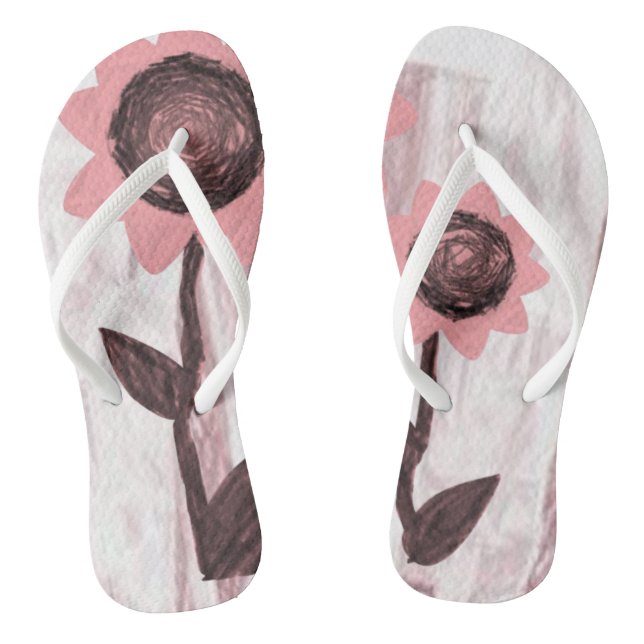 Chinelos Floral (Pé da cama)