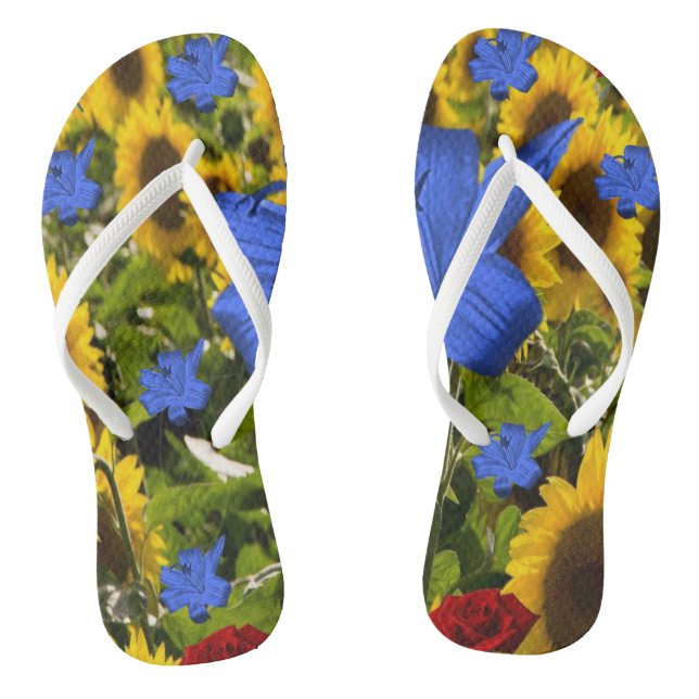 Chinelos Floral (Pé da cama)