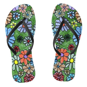 Chinelos "Floral Fun #2"