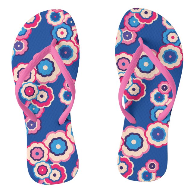 Chinelos Floral Retro (Pé da cama)