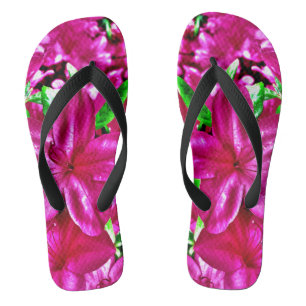 Chinelos Floral Rosa Tropical
