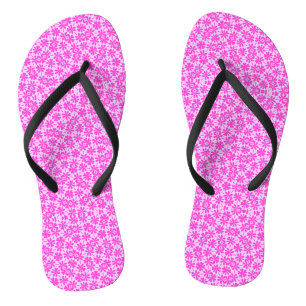 Chinelos Flores Fuchsia