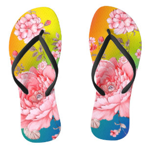 Chinelos Flores lindas