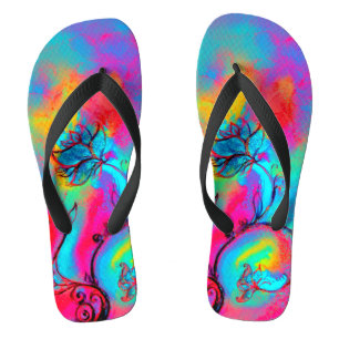 Chinelos FLUXAS QUÍMICAS azul-lacrimogênio