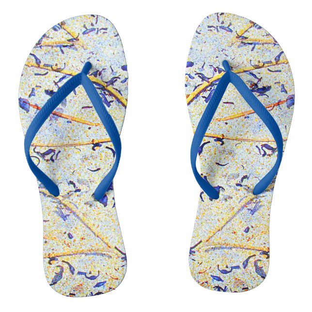 Chinelos Folhas de Areia (Pé da cama)