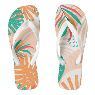 Chinelos Folhas tropicais
