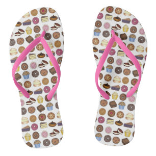 Chinelos Foodie Assar Venda Cupcake Pie Doughnut Cake