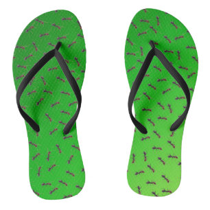 Chinelos Formigas Touro Verde Inchadas,