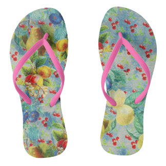Chinelos fresh fruits design 