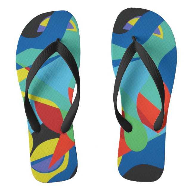 Chinelos Frog Splash Color Pop Flip Flops (Pé da cama)
