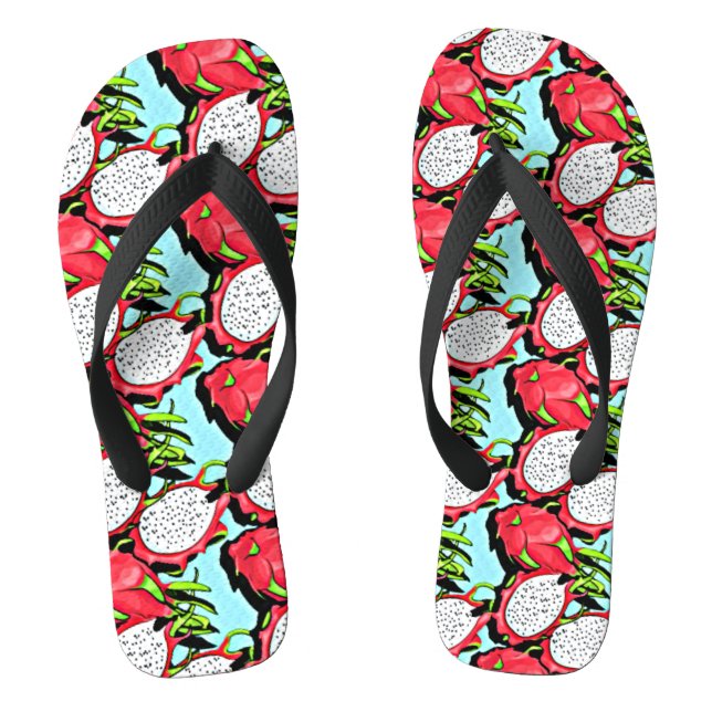 Chinelos fruta de dragão vermelho (Pé da cama)