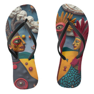 Chinelos full color 3D