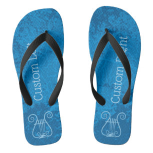 Chinelos Fundo de Lyre Azul