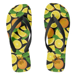 Chinelos Fundo Laranja