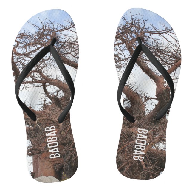 Chinelos Funky de Impressão Baobab (Pé da cama)