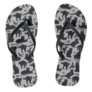 Chinelos Gato-preto-bruxa
