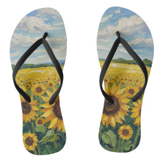 Chinelos girasol