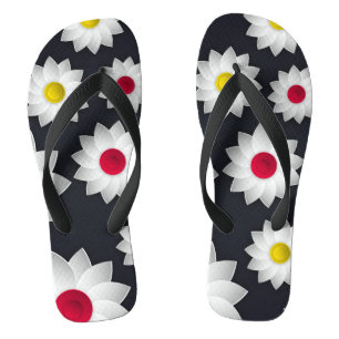 Chinelos Girassol floral chique elegante da flor de