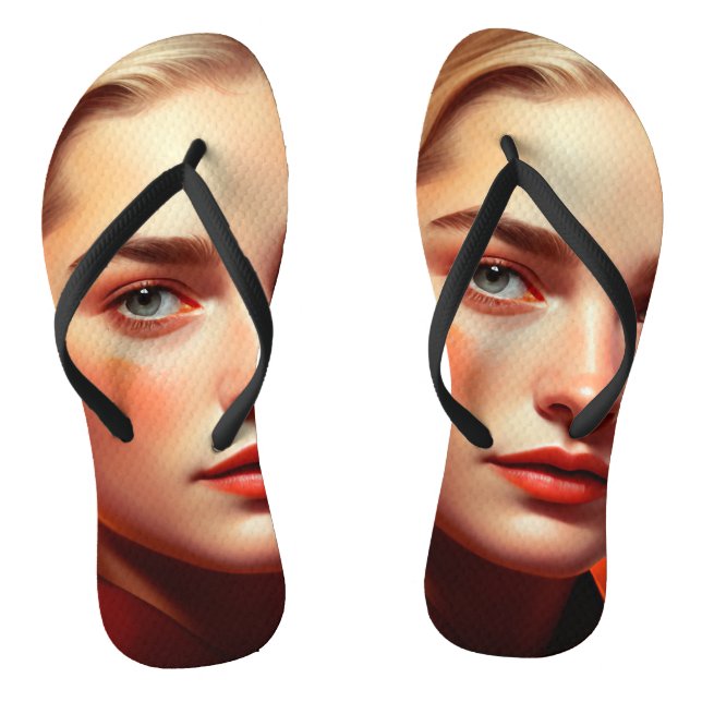 Chinelos Girl with blue eyes (Pé da cama)