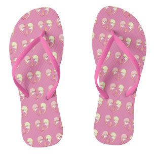 Chinelos Girly BFF Karaoke Love Heart
