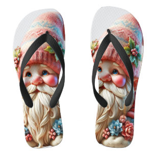 Chinelos Gnomo florido