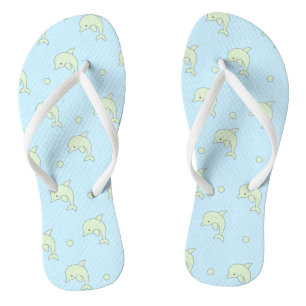 Chinelos Golfinhos Verdes