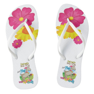 Chinelos GOTA   Apenas Quer Beber Café Brincando Com Caprin