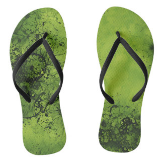 Chinelos Green Grunge