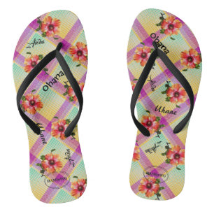 Chinelos HAMbyWG - Hipster Hawaiin Themed