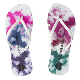Chinelos HAMbyWG - Sacudir-Flop - Splatter de Tinta
