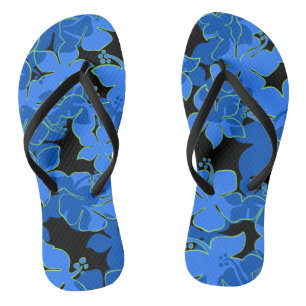 Chinelos Hanalei Hawaiian Hibiscus Camo Floral