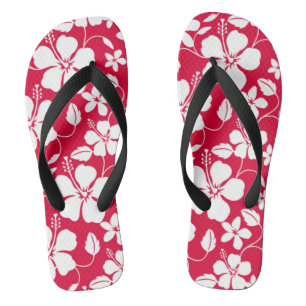 CHINELOS HAWAIIAN HULA (HIBISCUS) RED