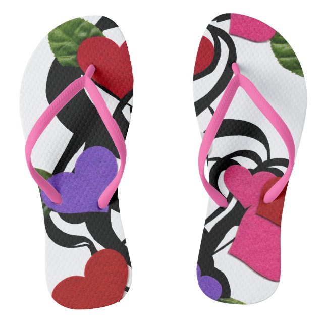 chinelos "Heart Felt" (Pé da cama)