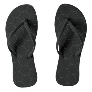 Chinelos Hexagonal Preto
