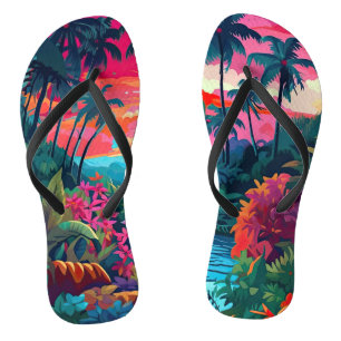 Chinelos Impressão havaiano