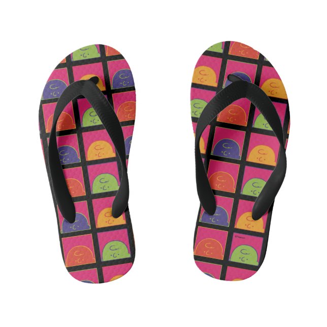 Chinelos Infantis Amendoins | Pop de arte moderna é Charlie Brown (Pé da cama)