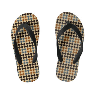 Chinelos Infantis Azulejo Mosaico Personalizado