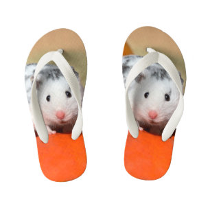 Chinelos Infantis Belo Hamster Sírio, Negro Encarado Engraçado