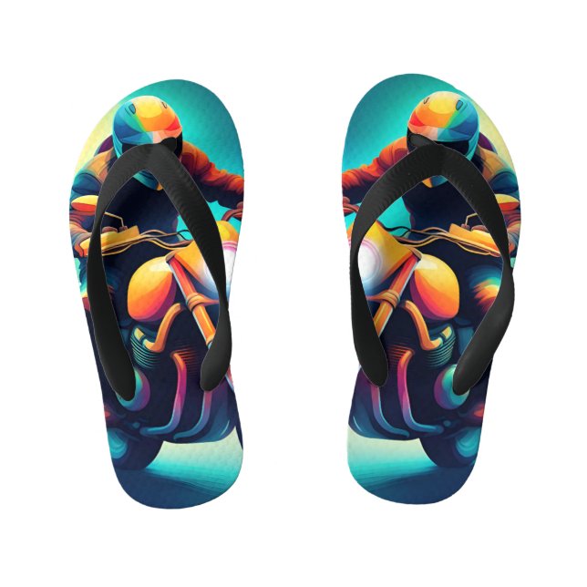 Chinelos Infantis bicicleta (Pé da cama)