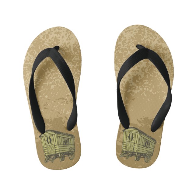 Chinelos Infantis Caravana cigana (Pé da cama)